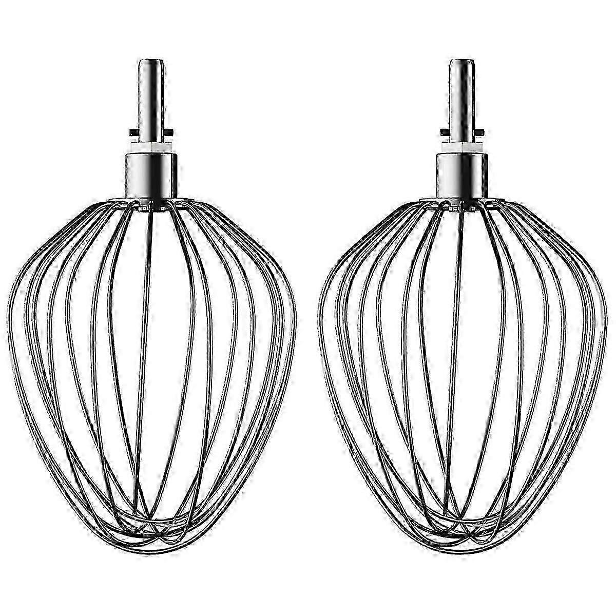 2x fouet en acier inoxydable, accessoire pour robots culinaires, fouet ballon adapté à tous les aliments Chef XL