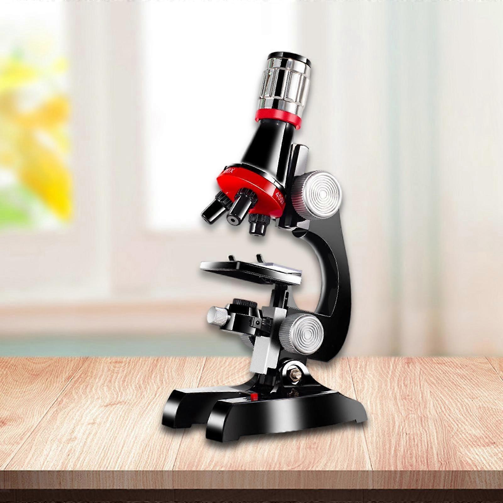 Biological Microscopes with Microscope Slides Set for Student Christmas Gift