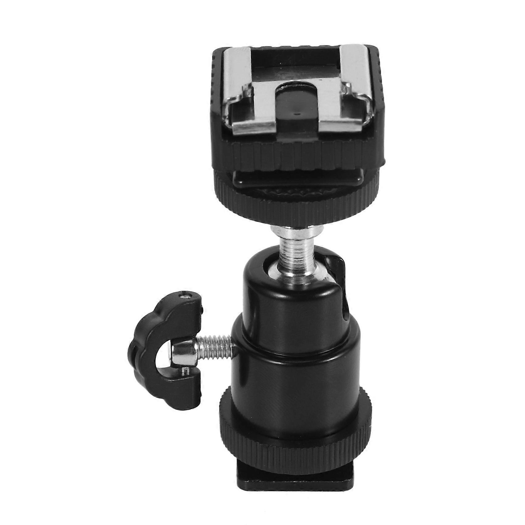 Lcd Monitor Adapter With Hot Shoe Cold Shoe Base With 1/4 Inch Female Hole