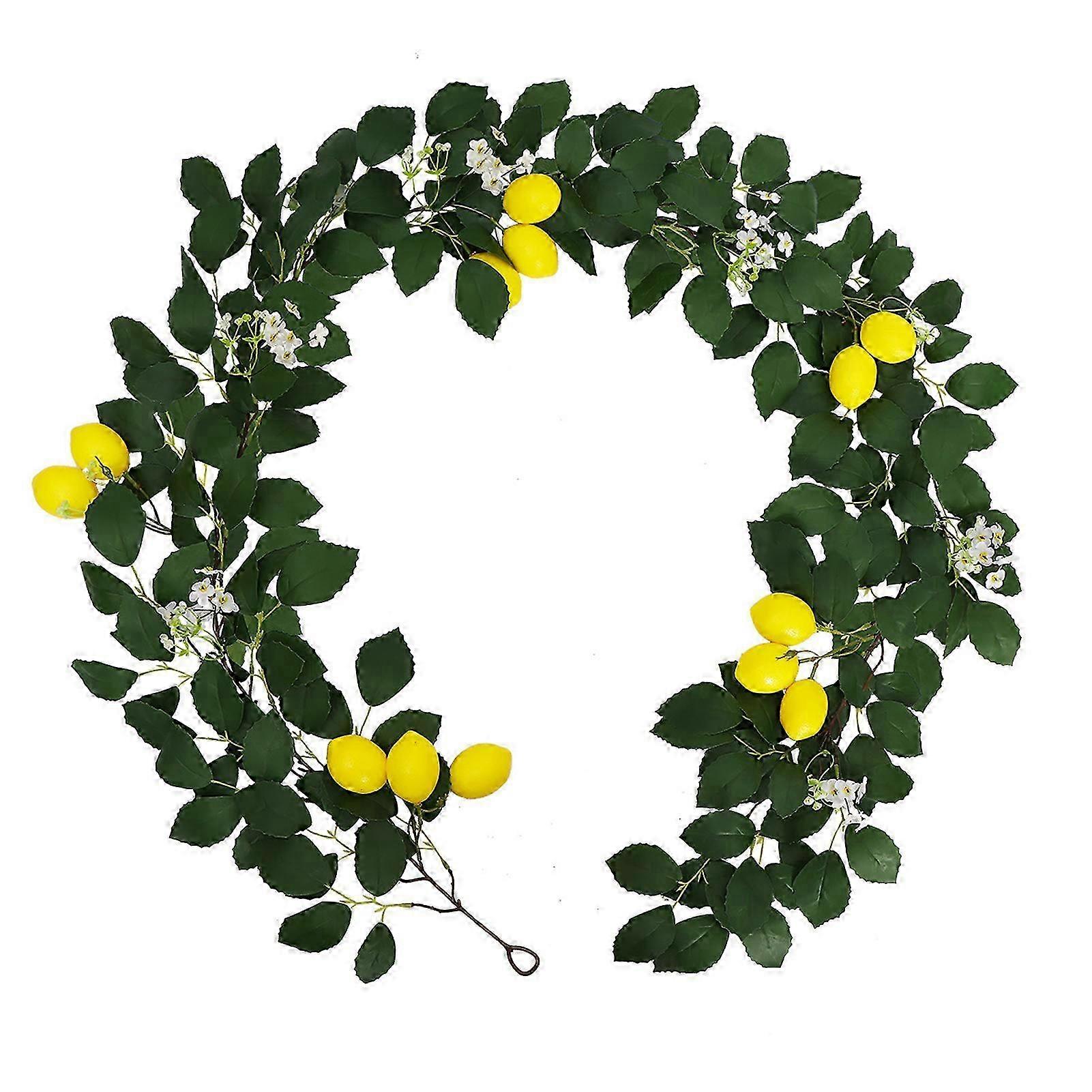 Ev Dekorasyonu için Kolye ile Avrupa Tarzı Simüle Limon Asma - 1 Adet