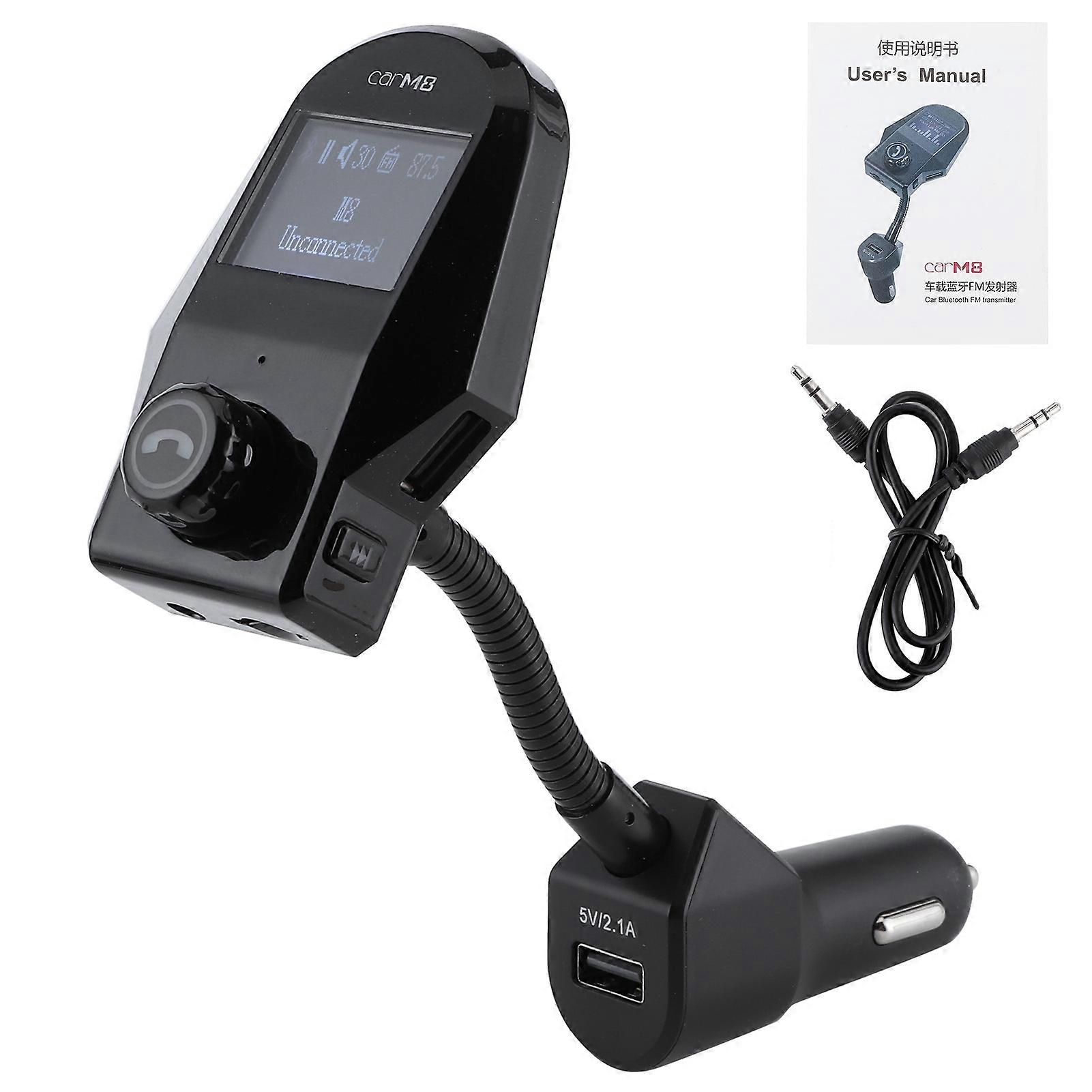 Bluetooth FM transmitter for car with charging port