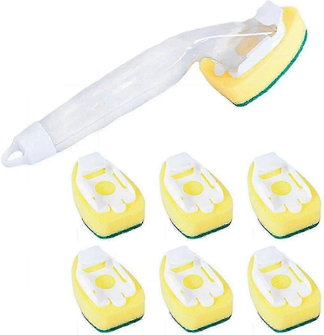 Dishwasher Refill Sponge Head Brush Replacement Sponge Filling Sponge Pad Suitable For Kitchen Rooma