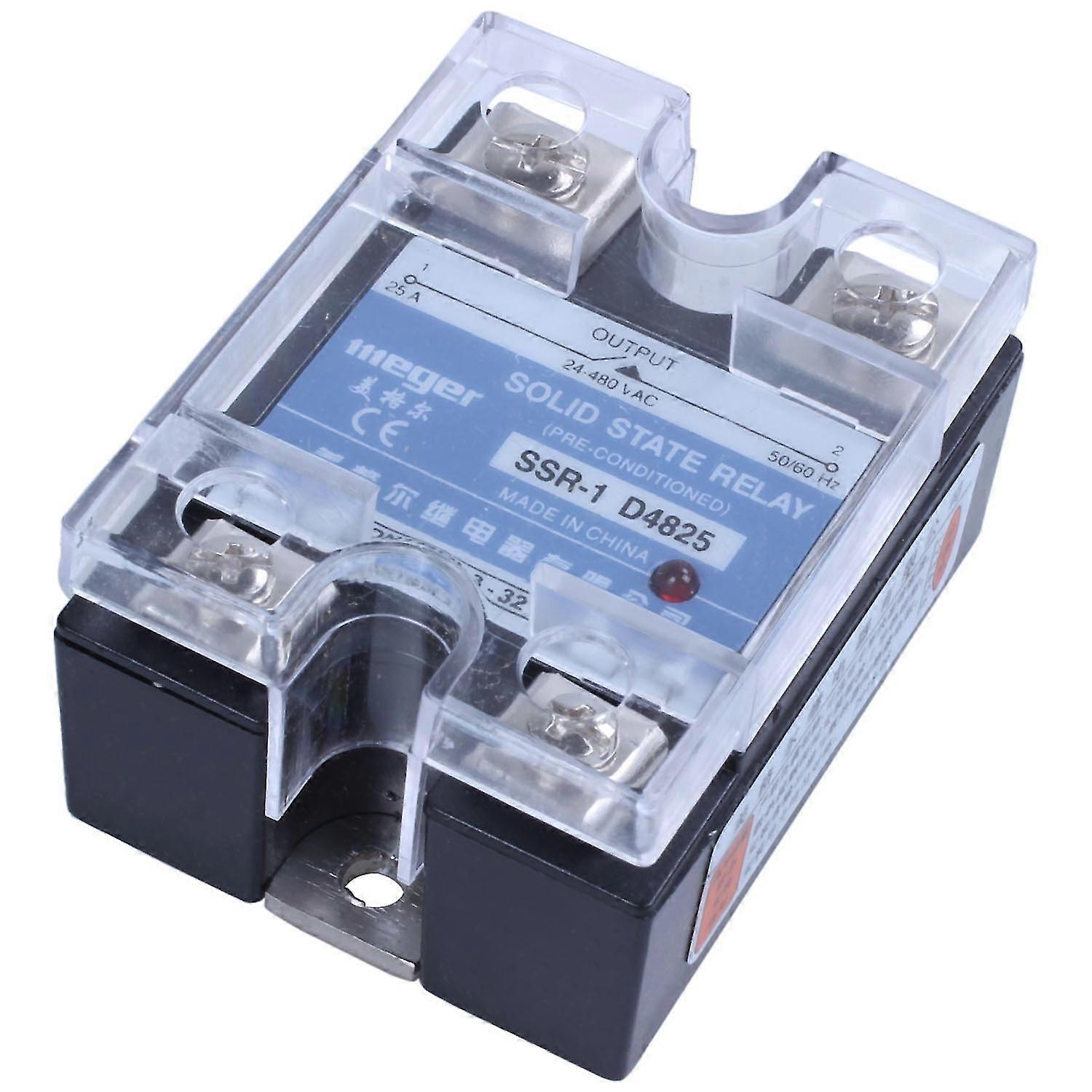 -1 D4825 Single-phase Solid State Relay 25a Dc 3-32 V Ac 24-480 V