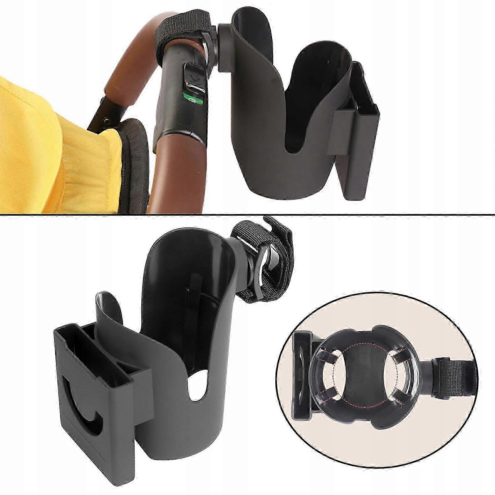 2 In 1 Stroller Cup Holder With Phone Holder, Universal Large Caliber