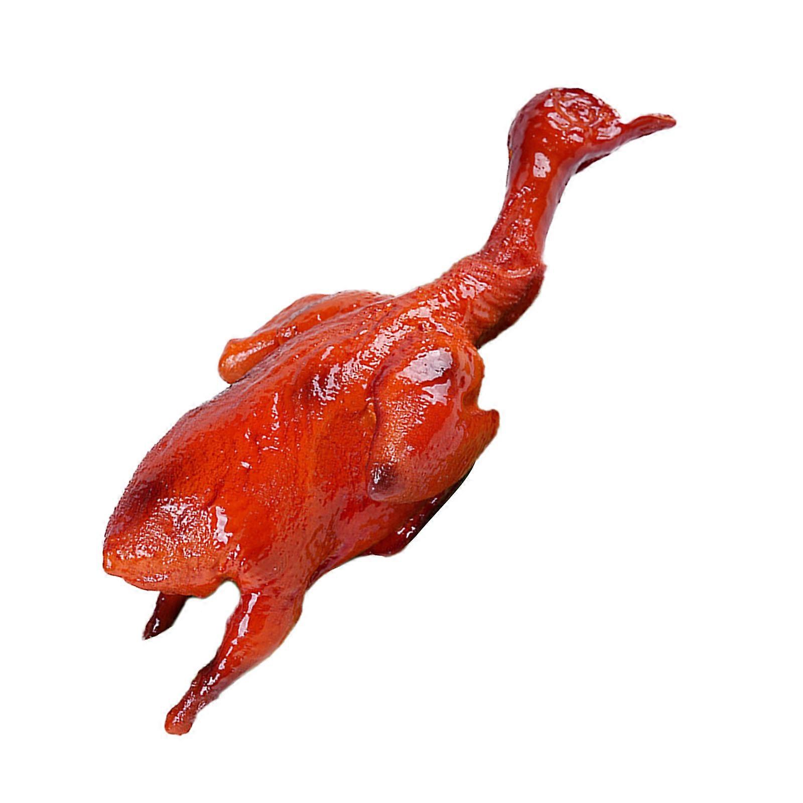 Realistic Roasted Chicken Model Realistic Artificial Roast Duck For Photography And Restaurant Store Display Multicolor