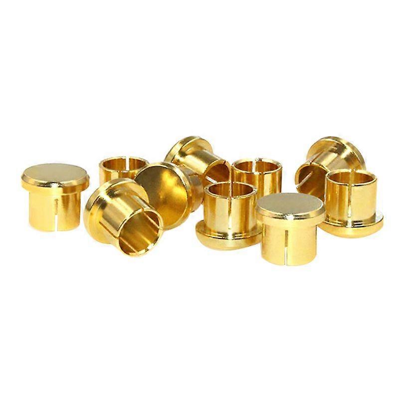 8Pcs Gold Plated RCA Protection Cap Plug Short-Circuit Socket Phono Connector Shielding Plug Socket 