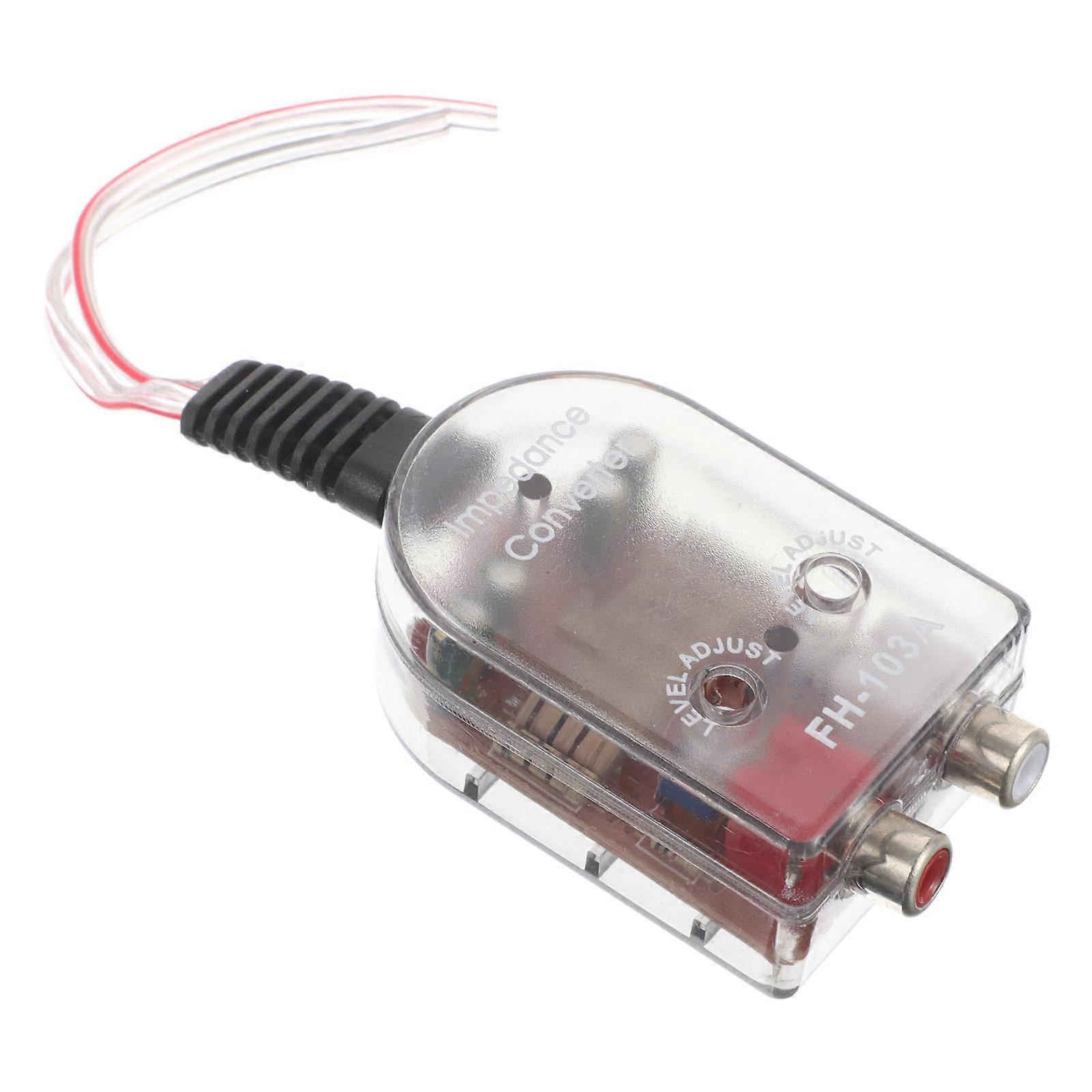 Audio Converter High to Low Impedances Adaptor for Car Audios Adapter