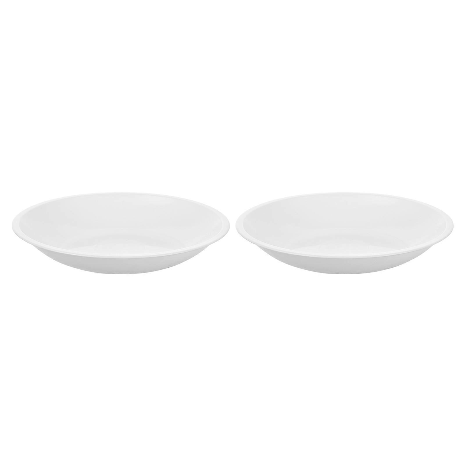 2Pcs Weighing Tray Accessory for Kitchen Scale Plastic Serving Bowls