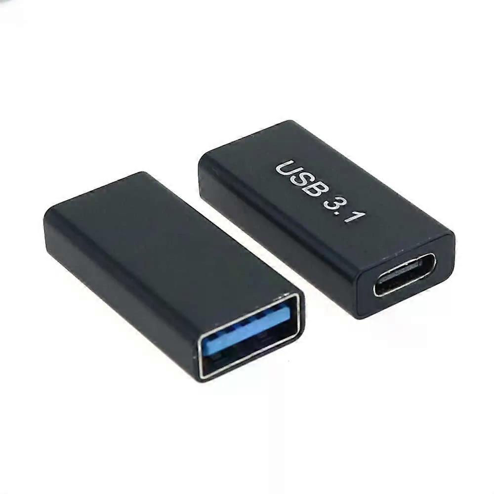 10pcs USB 30 Coupler Female to USB Type C Female Adapter Super Speed USB30 Type-C Extender Connection Converter