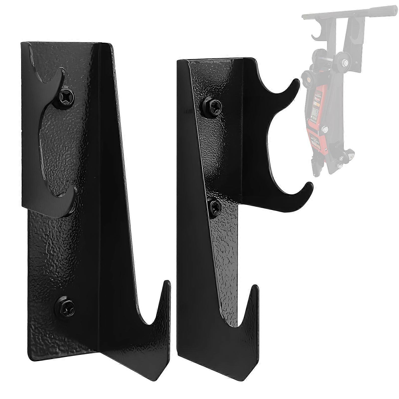 Black Electroplated Wall Mounted Jacob Stands Permanent 2mm Steel Building Double Handle Support Multicolor