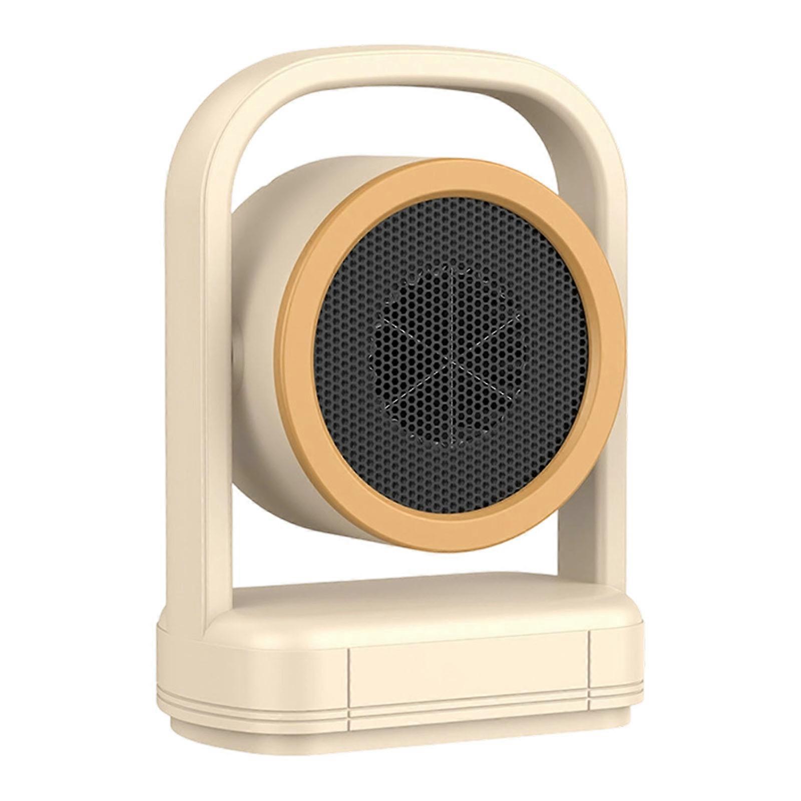 Portable 110V/200V Electric Heating Machine Automatic Temperature Control Desktop Small Fan Bedroom Fast Heating Machine  White