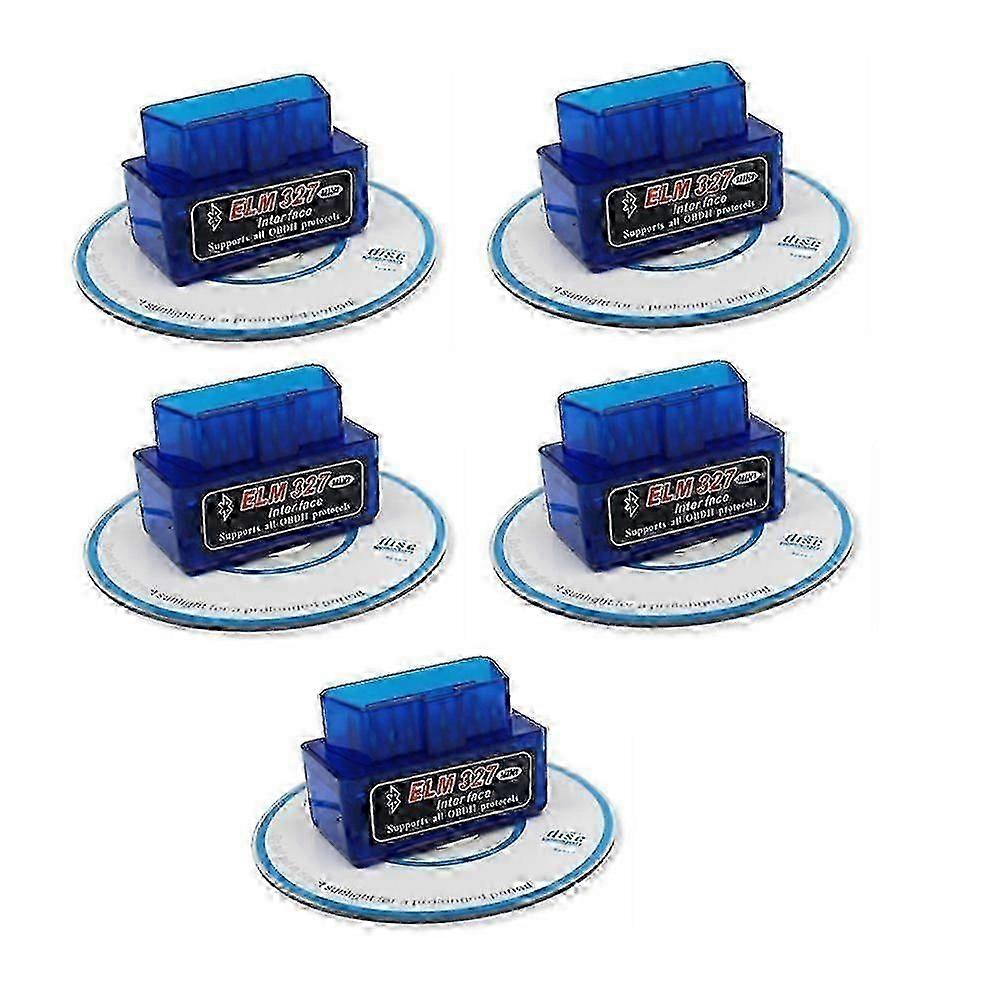 Mini OBD2 Scanner Bluetooth V2.1 5PCS Car Diagnostic Tool Code Reader