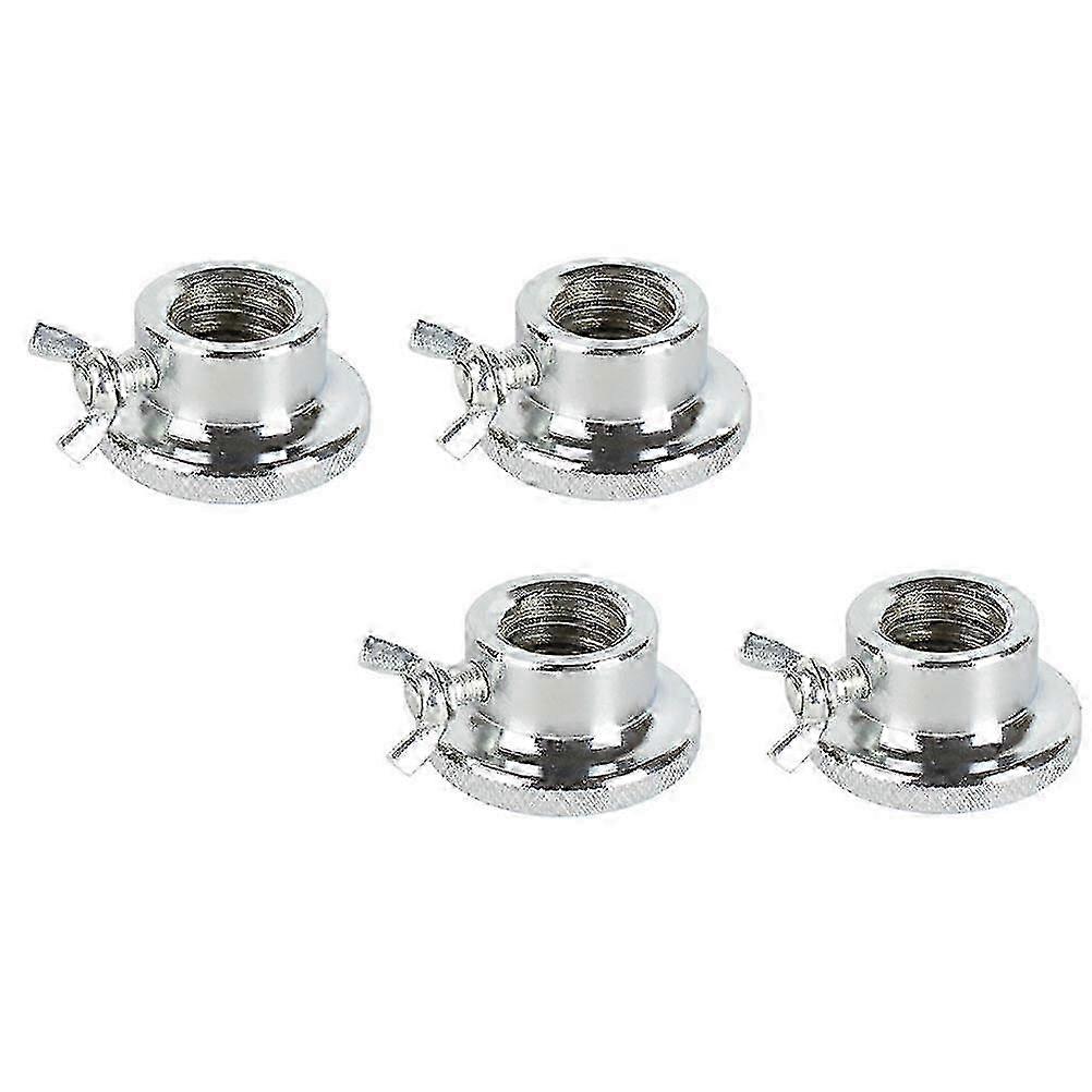 4 Pcs Double Lock Barbell Lock Collar Dumbbell Hex Nut for Training