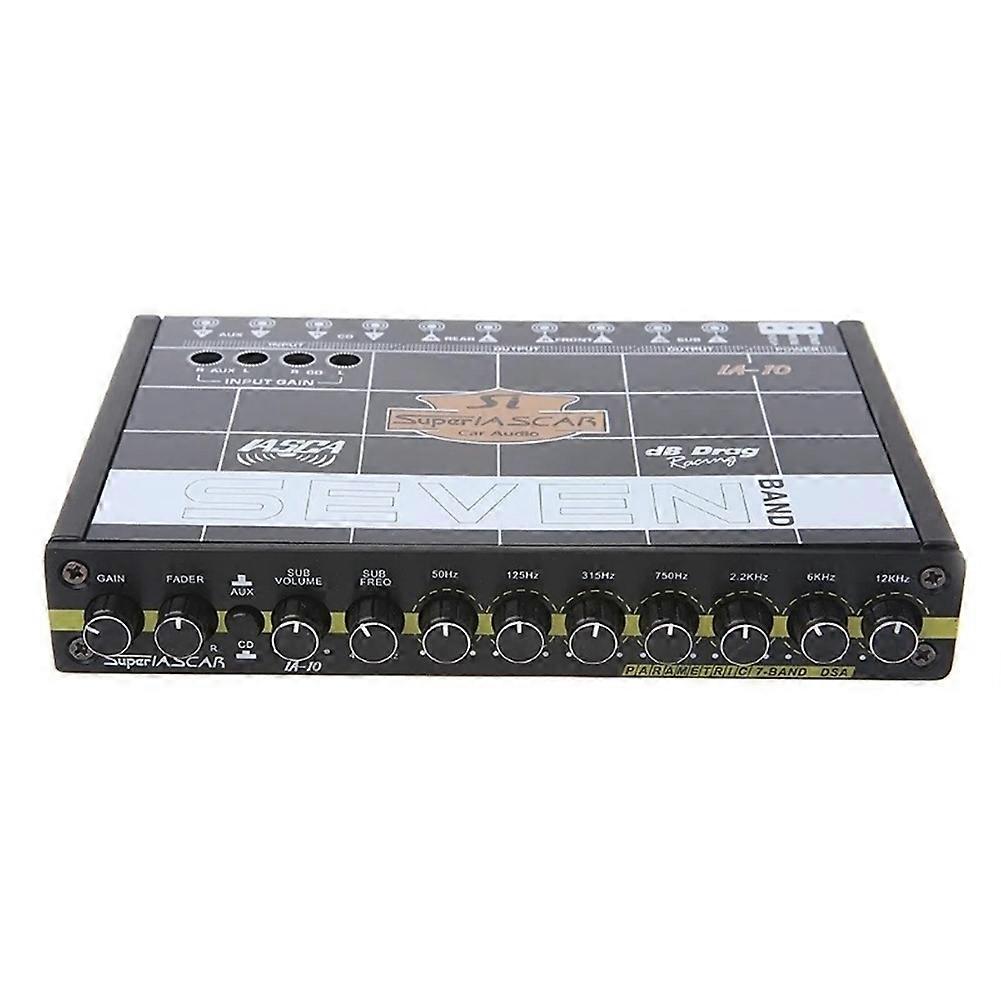 Car Audio 7 Band Equalizer Car Amplifier EQ Equalizer Class Fever Audio Car Tuner Universal