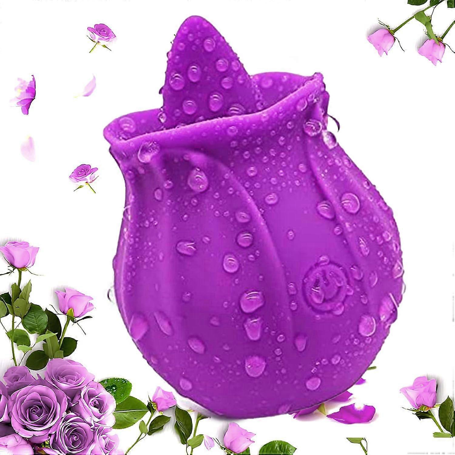 Vibrator with Licking and Sucking Modes, 10 Speeds, Waterproof Dual Motor for Women