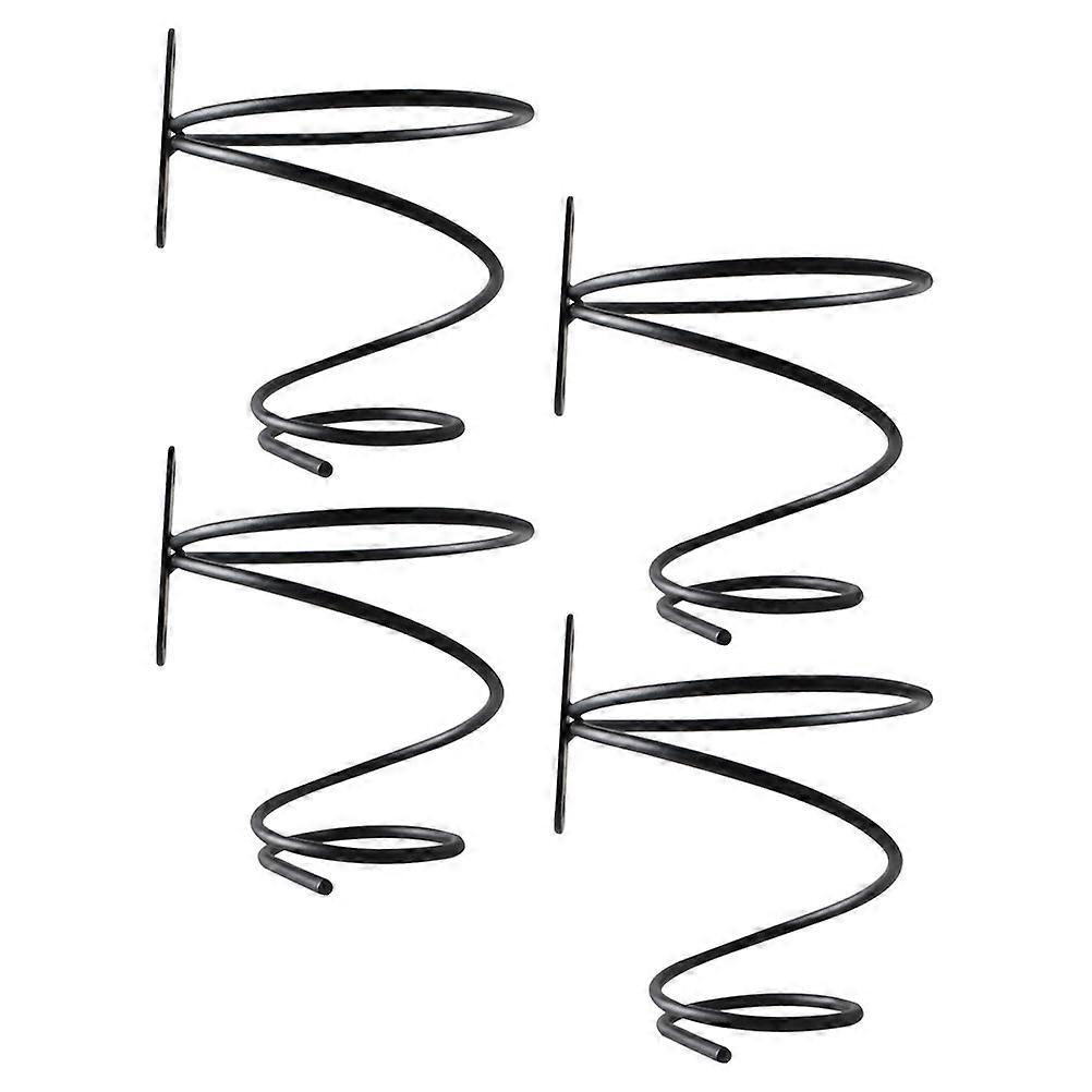 Wall Mounted Rack Metal Single Holder for Home Use 4Pcs