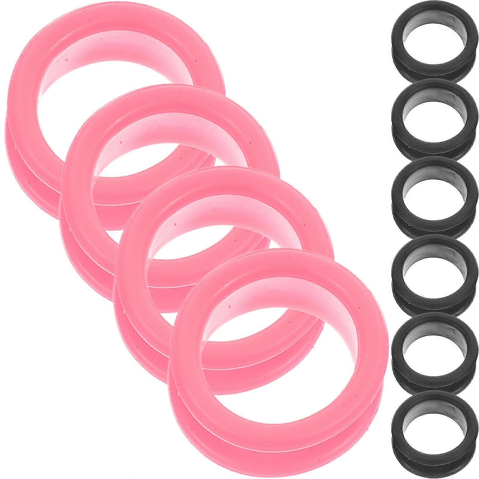 10pcsシリコンシャーフィンガープロテクタープロフェッショナルシャーリング理髪シザーリング