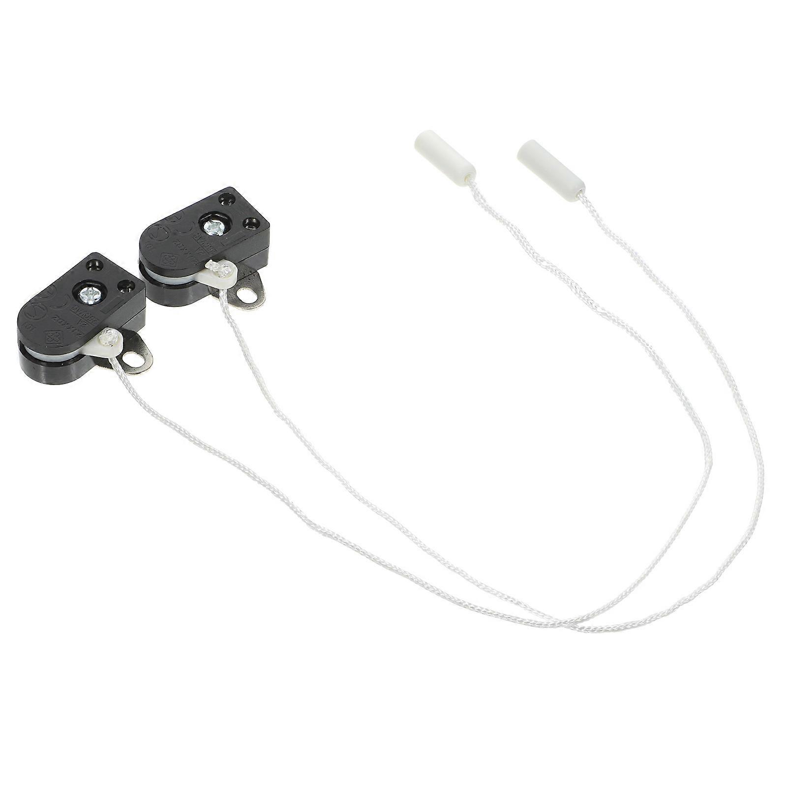 Ceiling Light Pull Chain Wall Lighting Control 2Pcs 3 1X2 7cm Abs Copper