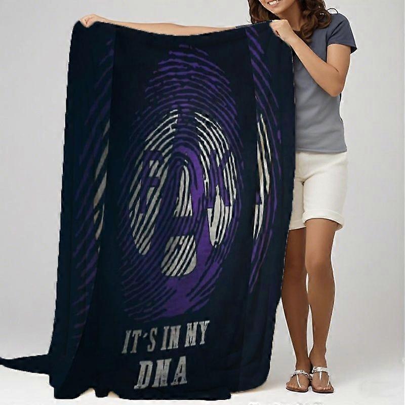 Vienna Printed Flannel Blanket - Modern Style Design, Suitable for Sofa and Bed, All-Season Use, Ultra Soft and Comforta-asdfg58