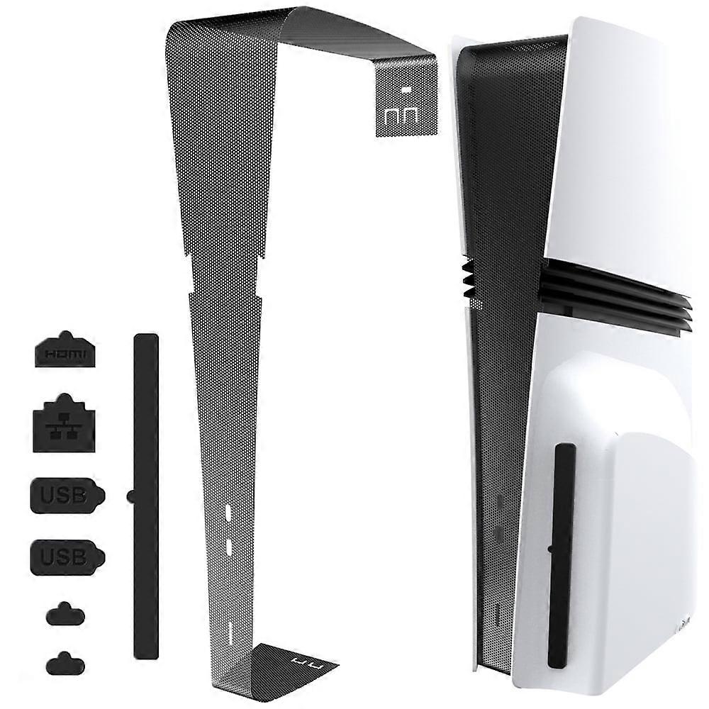 Dust Cover Net Compatible with PS5 Pro Optical/Digital, USB Interface Dust Plugs, Dustproof Port Screen Protector Mesh Kit