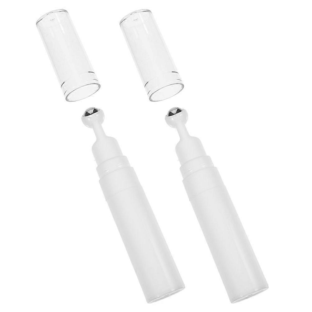 Roll on Bottles Eye Cream Bottle for Storage with 2Pcs Travel Applicators