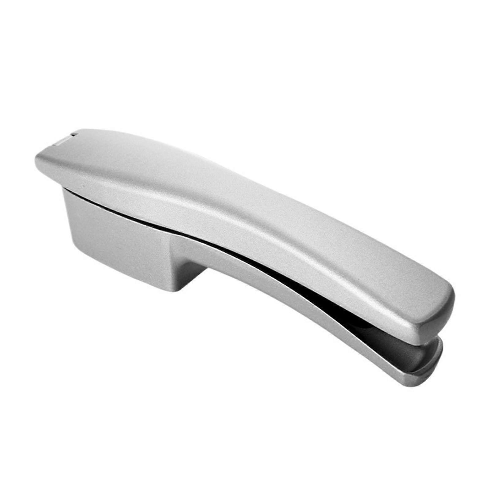 2in1 Aluminum Alloy Garlic Press and Slicer with Ergonomic Grip for Fast Mincing and Uniform Slices