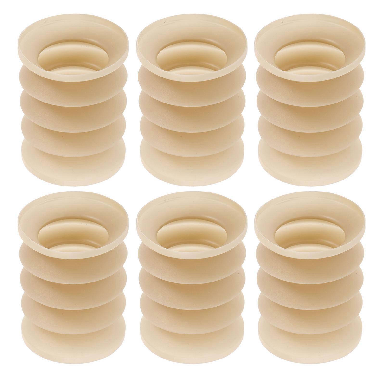 Plastic Bone Cracking Prop for Party Performance 6Pcs Beige Gimmick