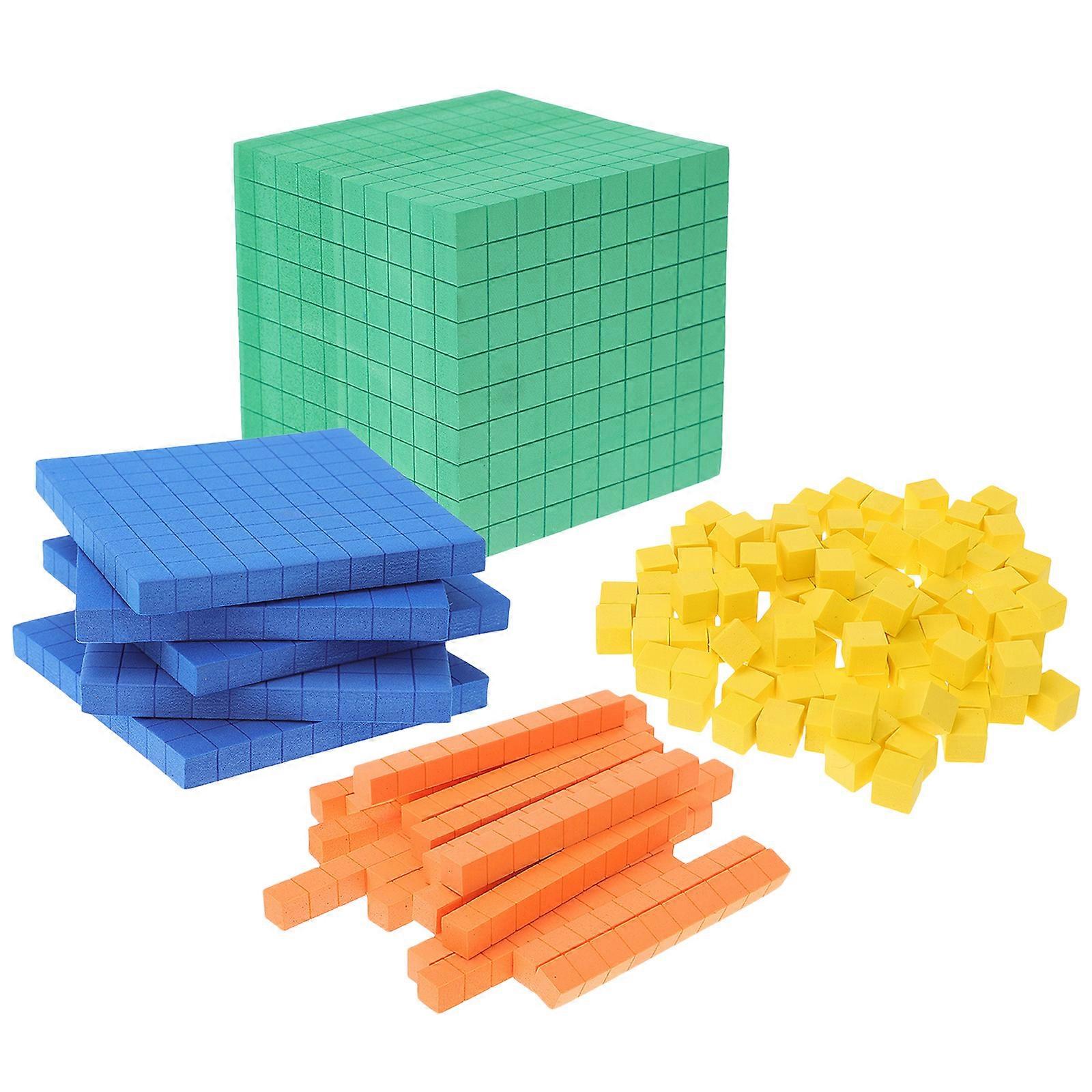 1 Set Math Counting Cube Educational Learning Children Toy Counting Toy