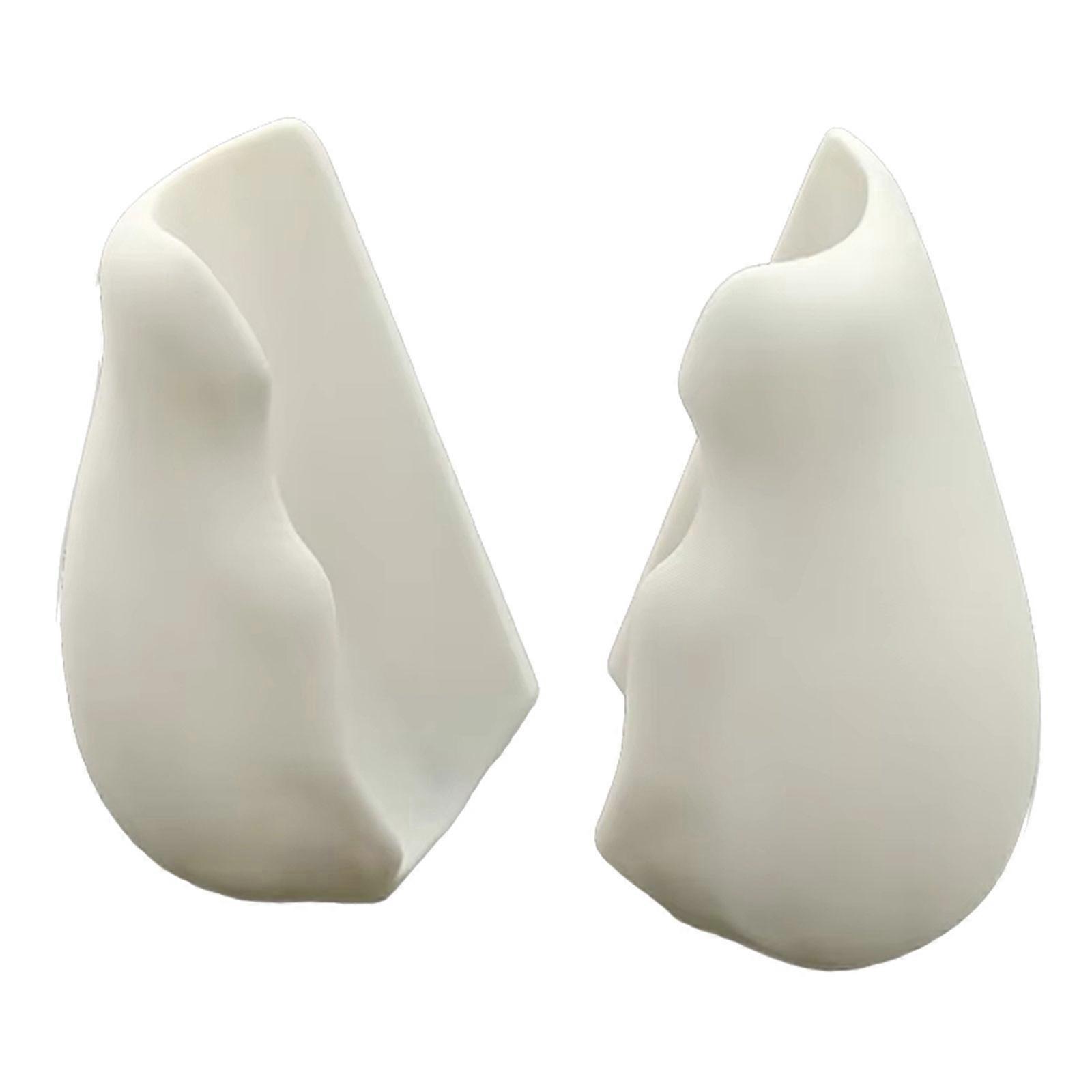 Ergonomic Handle Protective Shell Case Gamepad Grip Protector Plastic Cover for ROG Gaming Accessories Shockproof  White