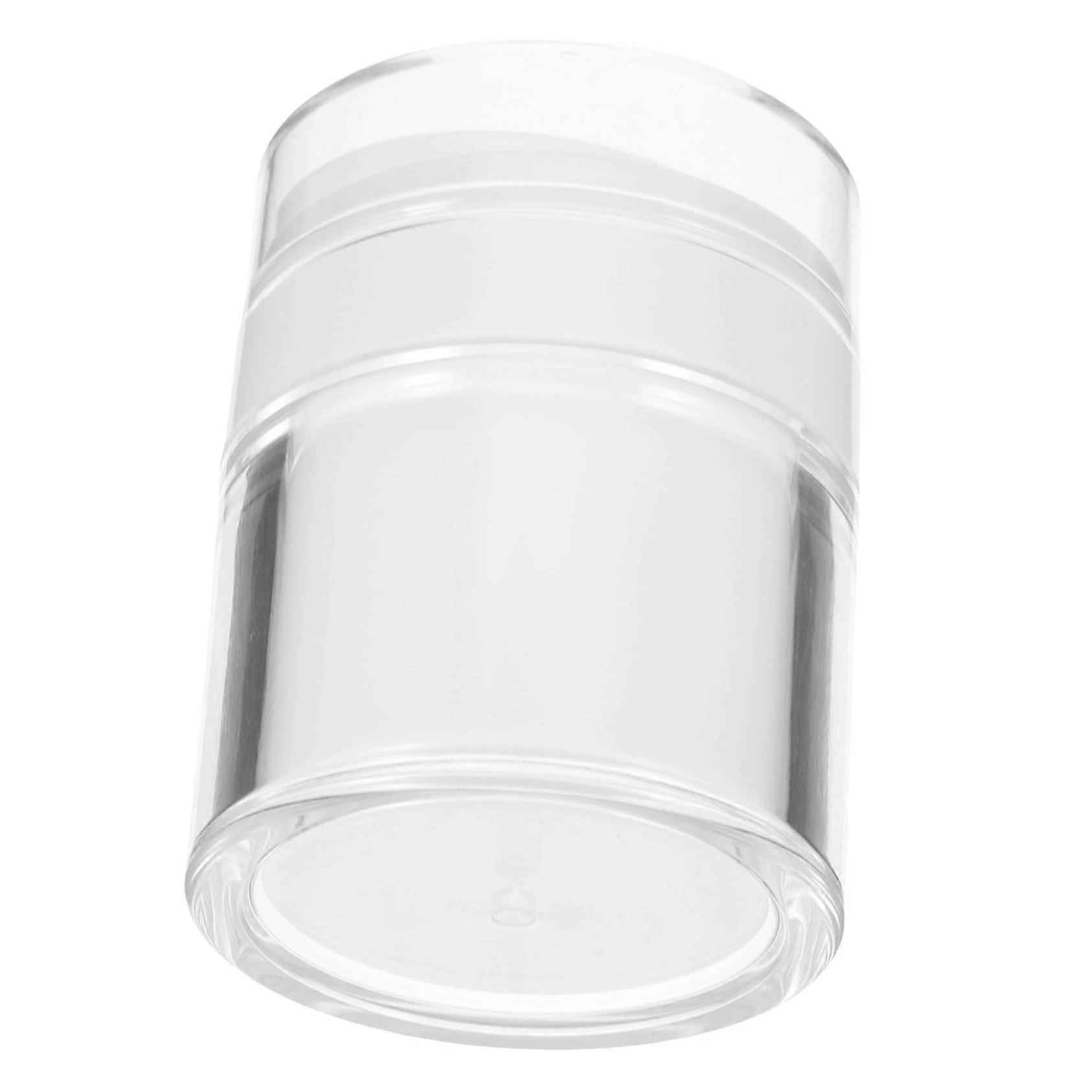 Cosmetic Cream Jar with Pump Refillable Travel Lotion Container LeakProof Lightweight Design