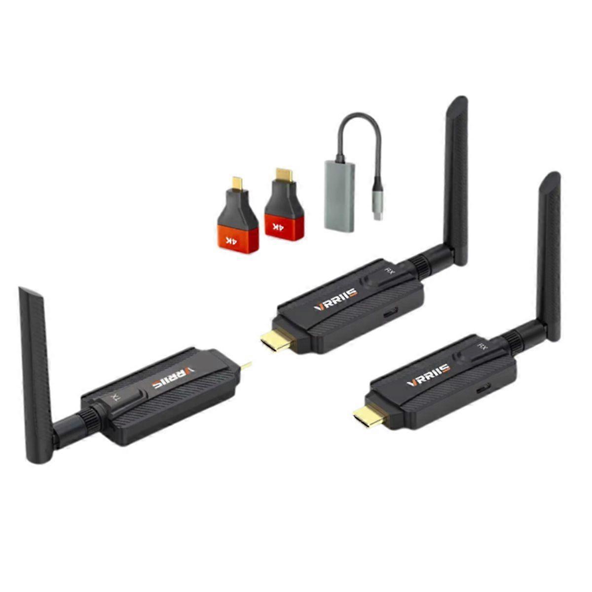 200M Wireless -Compatible Transmitter and Receiver PC Meeting Transmitter Projection Video Display