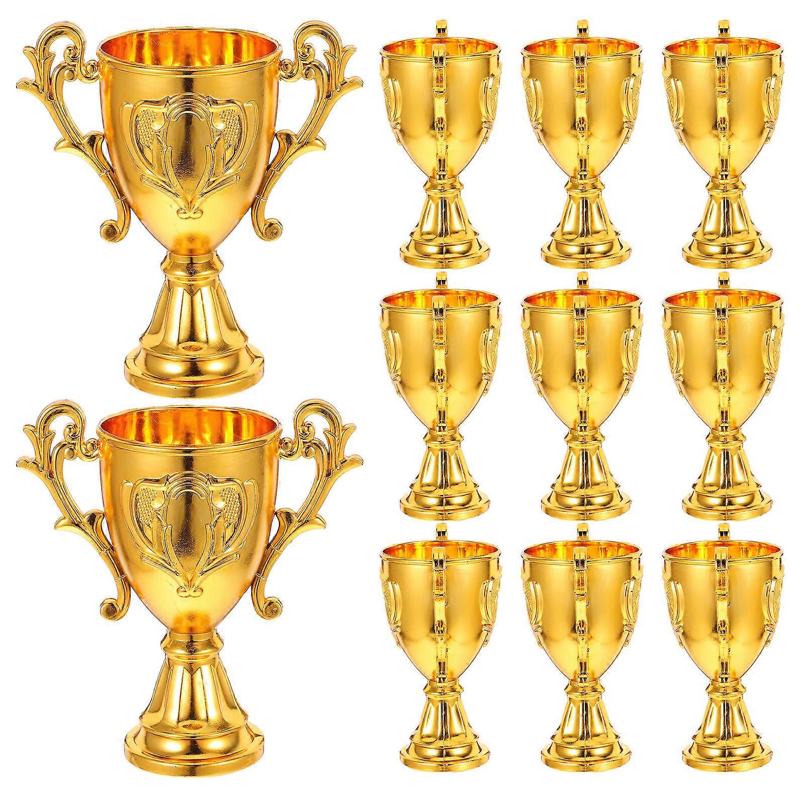 Plastic Mini Trophy Storage Box for Kids with 12Pcs for Competitions