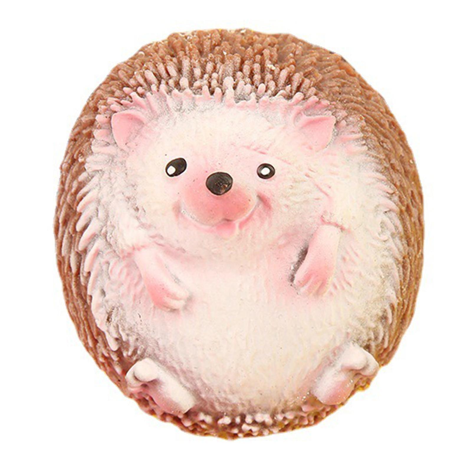 Hedgehog Squeeze Toy Stress Lindra hög elasticitet Hudvänlig lindrar tristess igelkott Fidget Leksak för avkoppling