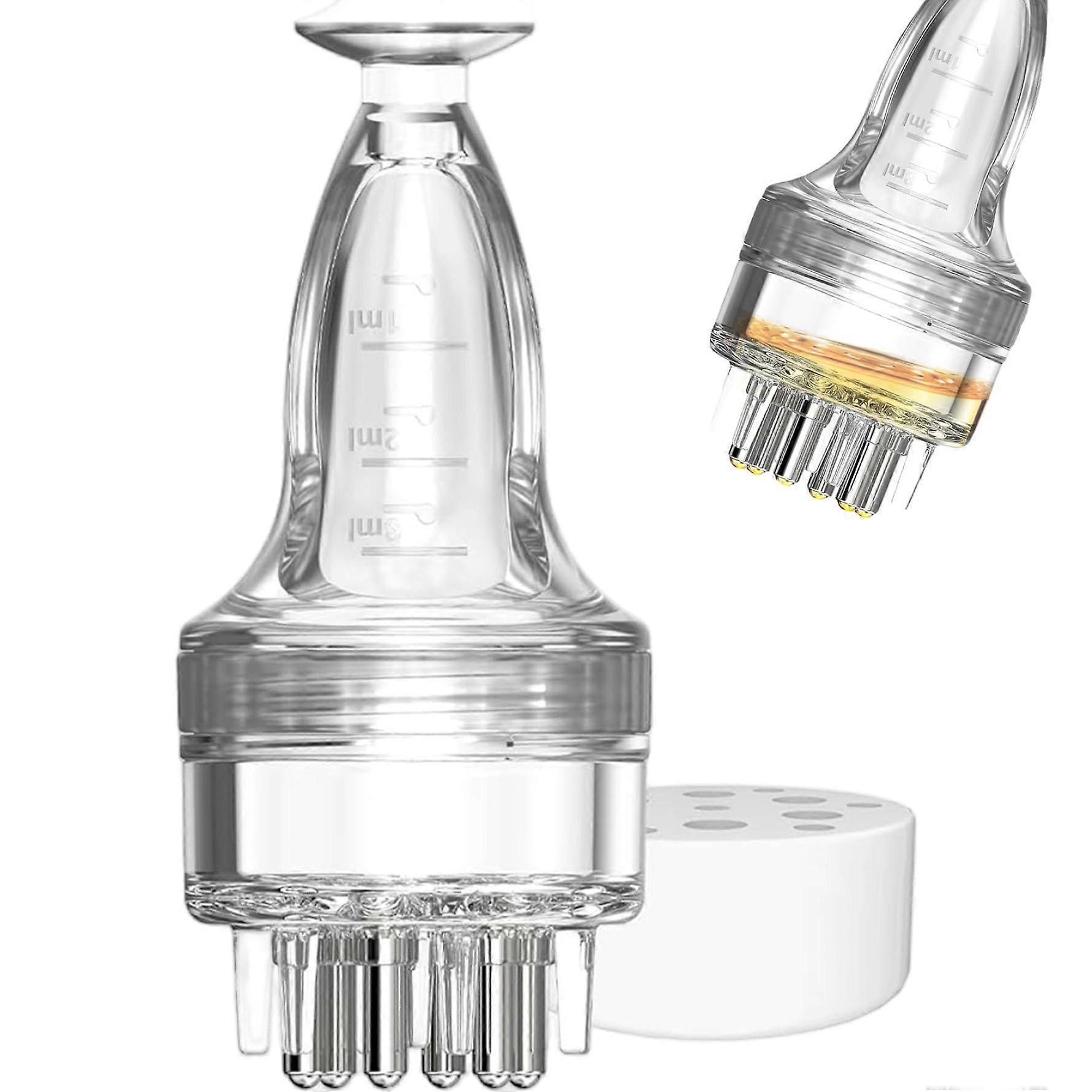 Scalp Massager for Hair Growth with Precise Oil Applicator and BuiltIn Detangling Comb 3ml