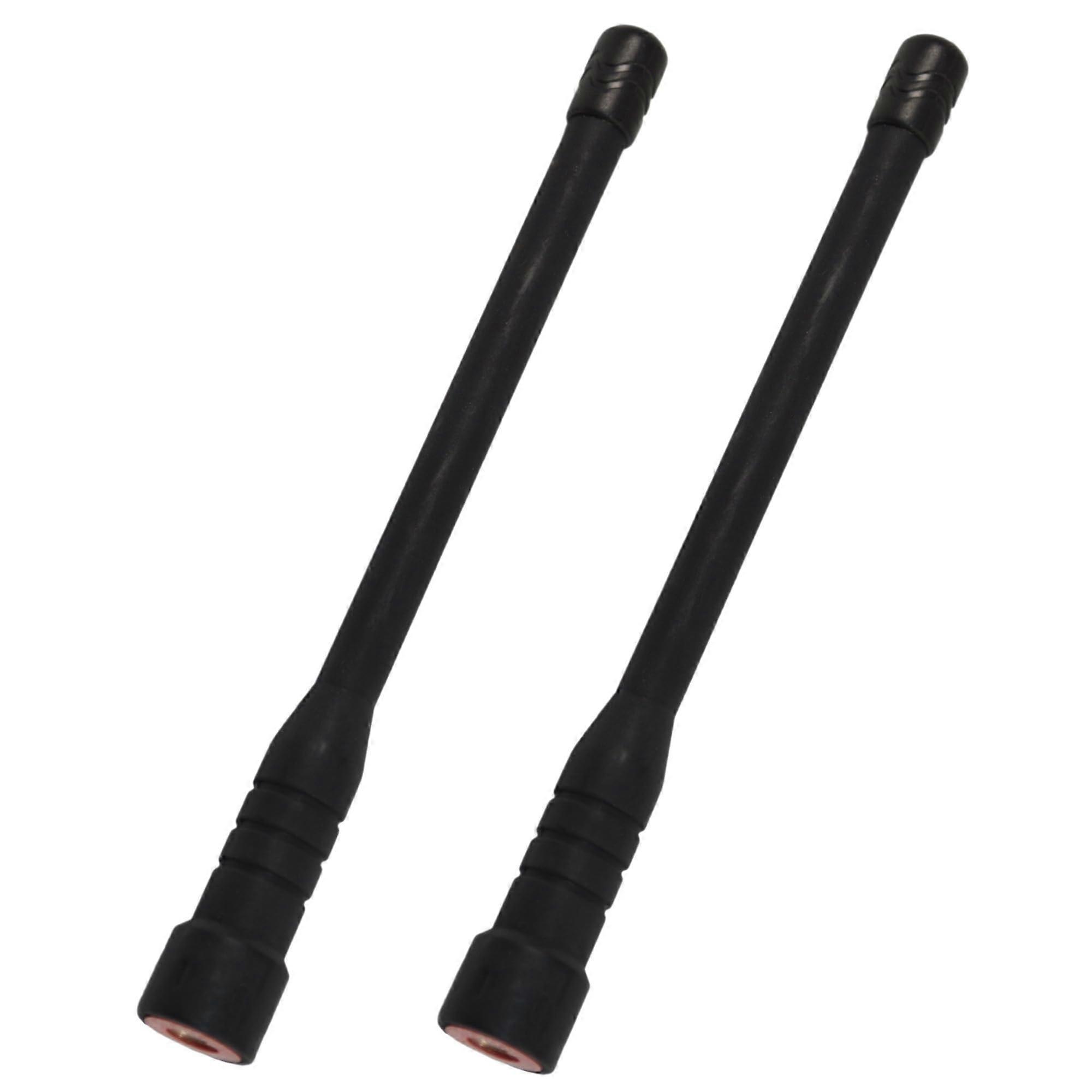 2 Pack VHF  Gain Antenna 136174MHz for Vertex Standard Two Way Radios Telescopic Design