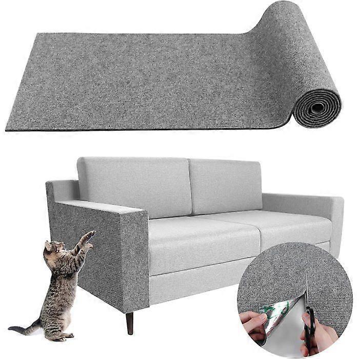 Climbing Cat Scratcher Mat Trimmable Cat Scratching Post Carpet 78.7x15.8 Self Adhesive Carpet Mat Pad Replacement for Cat Tree Shelves Post Couch Wal