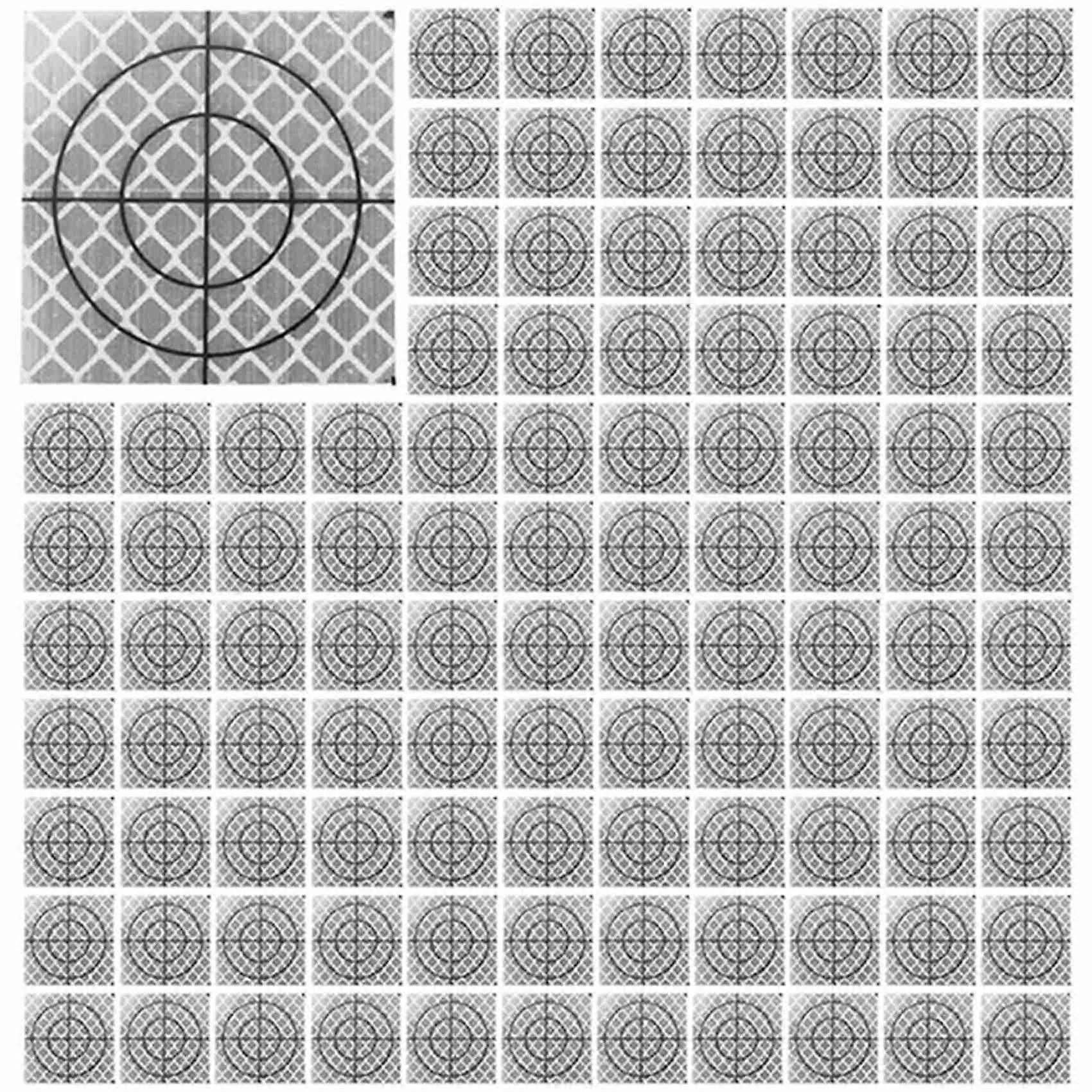 600Pcs Prism Measurement Reflector Sheet Reflective Tape Target Total Station Tunnel Survey 40X40Mm