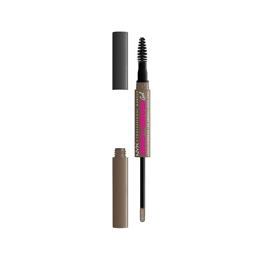 NYX Zero to Brow Longwear Gel 2ml - 02 Ash Brown