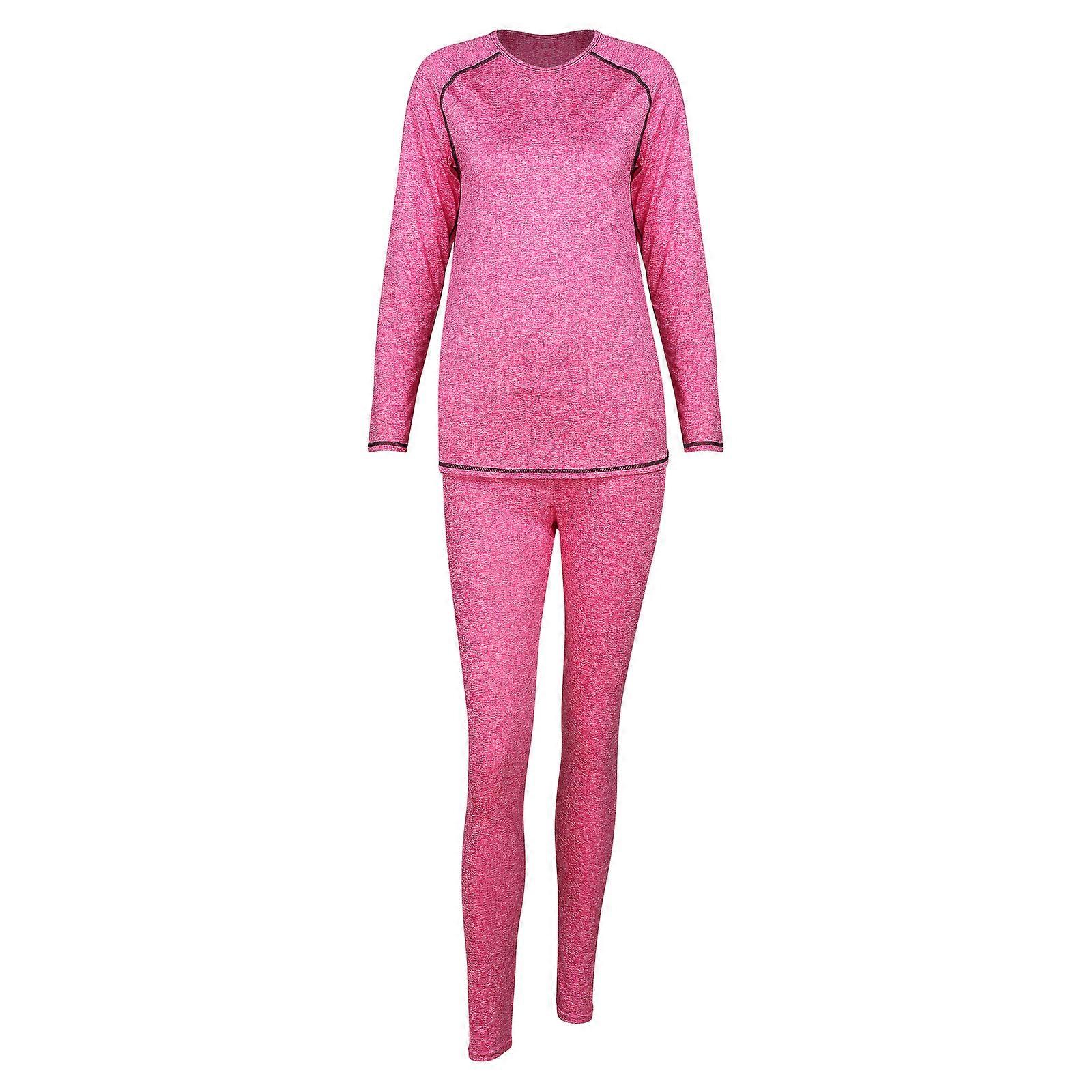 Women Winter Thermal Underwear Soft Lined Long Johns Base Layer Top/Bottom/Set
