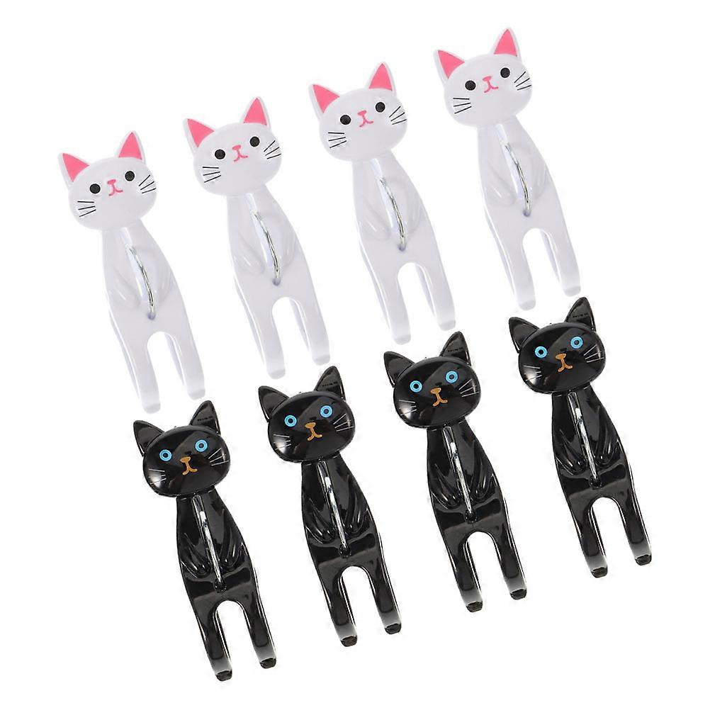 Quilt Fixation Clips Cartoon Cat for Multipurpose Use 8Pcs Set