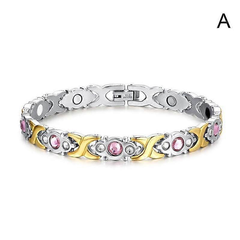 Adjustable Length Magnetic Bracelet for Women Fashion Magnet Energy Hologram Anklets For Arthritis Crystal Bracelet Jewelry Gift