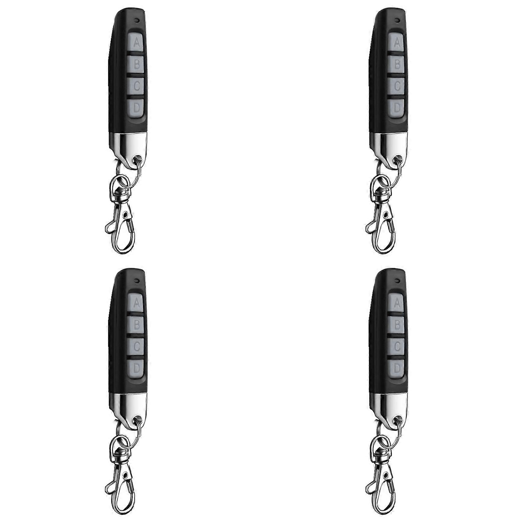 4X 433MHz RF Remote Control Compact Wireless Duplicator for Garage Doors Gates Systems Universal A