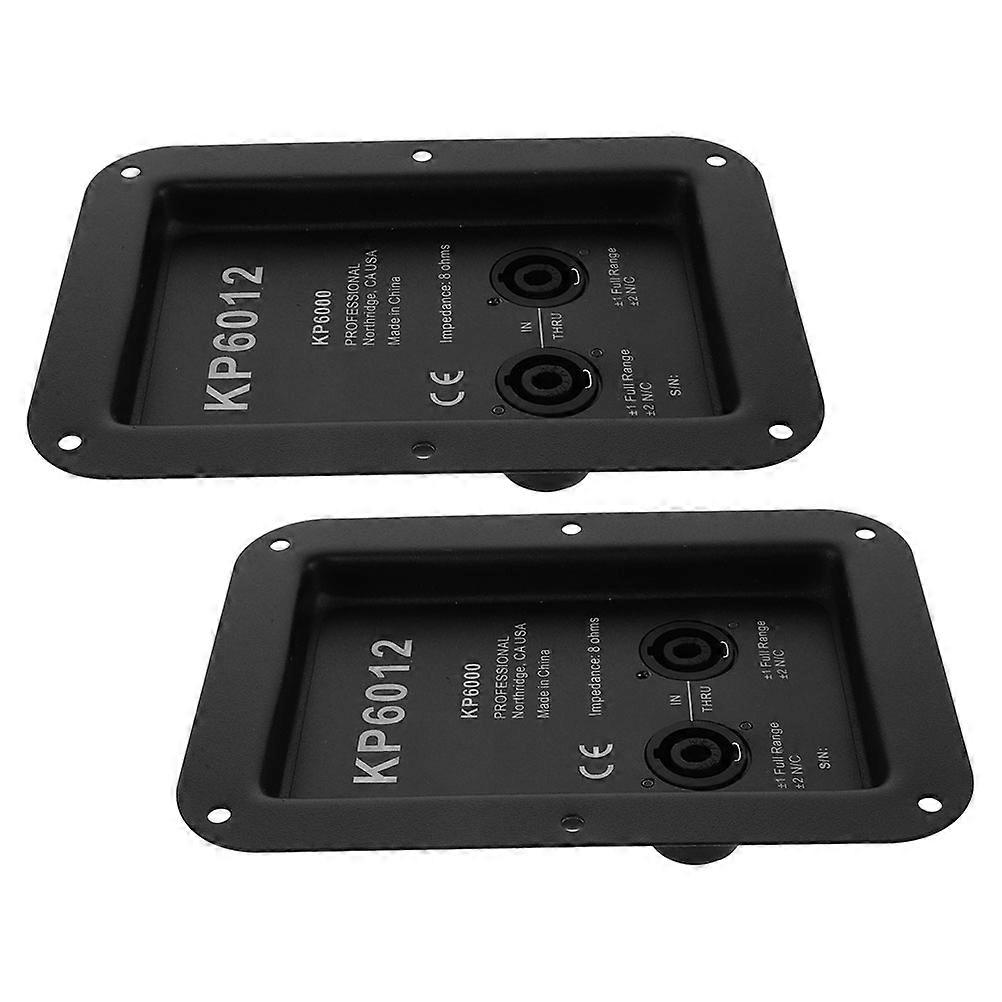 Iron Speaker Accessories Speaker Junction Box for 2Pcs Sound System Setup