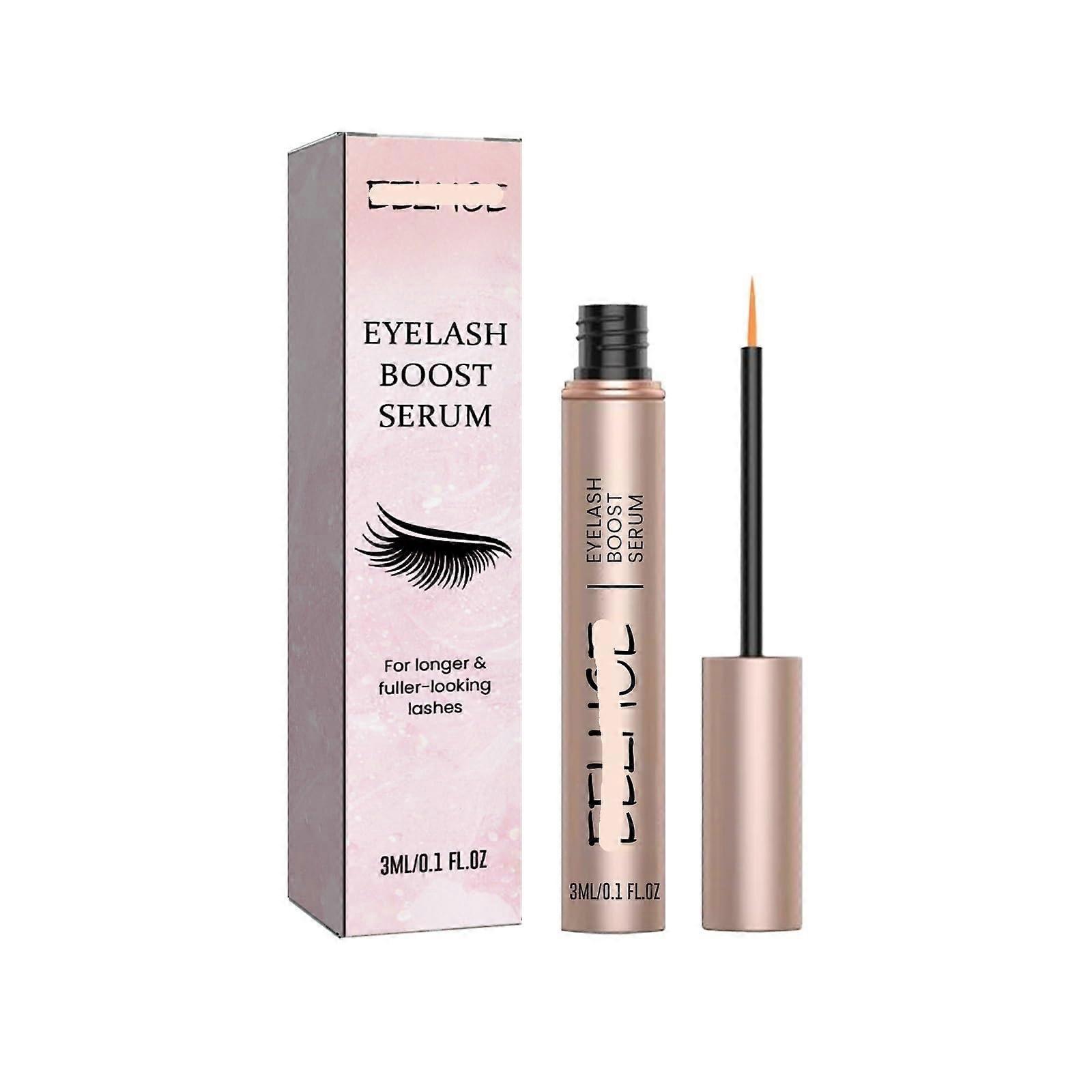 Eyelash Growth Serum with Plant Extracts for Longer Thicker Lashes, Precise Brush, 1PCS