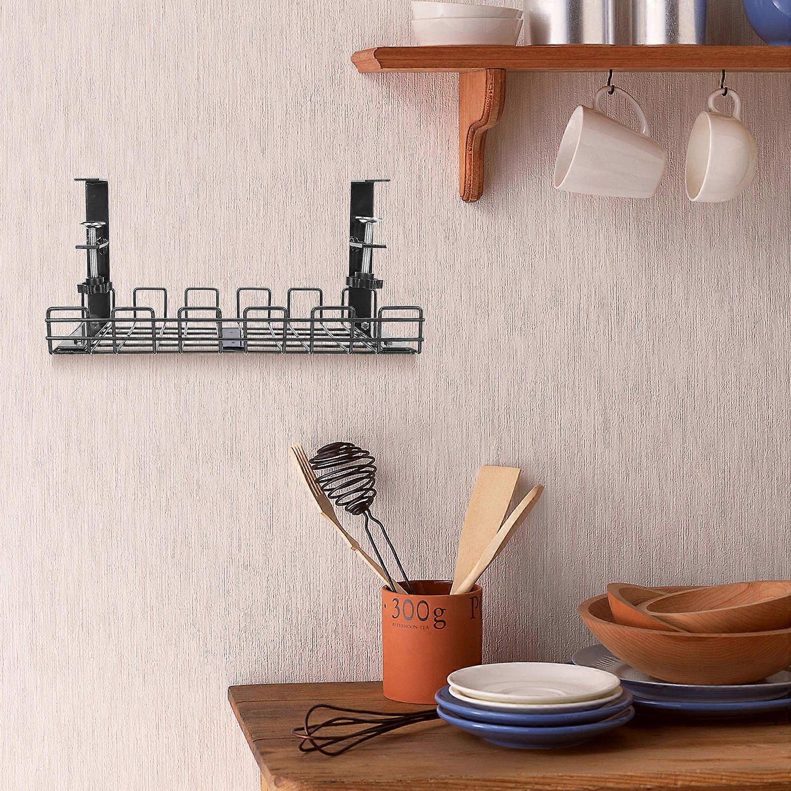 Electric Wire Organizer Under Desk Cable Storage Rack for Storage Use