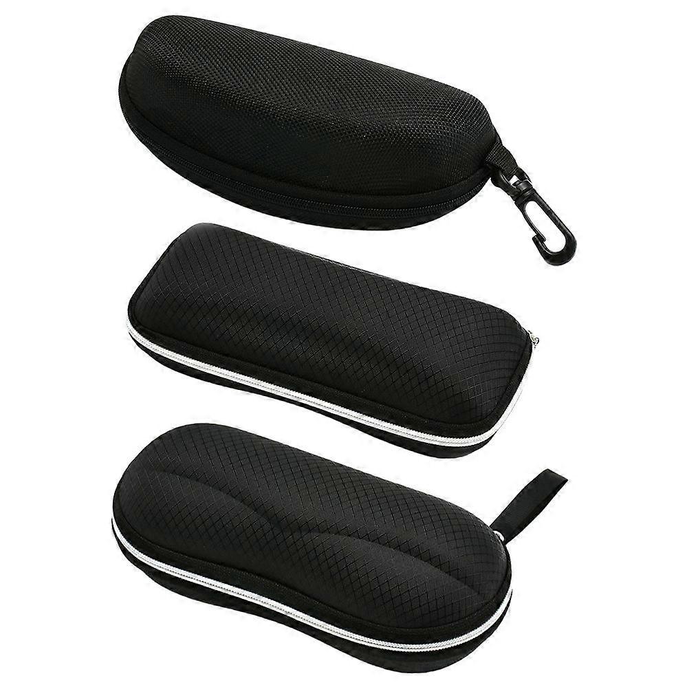 Eyeglasses Case Eva Microfiber Protective Container for Storage 3Pcs