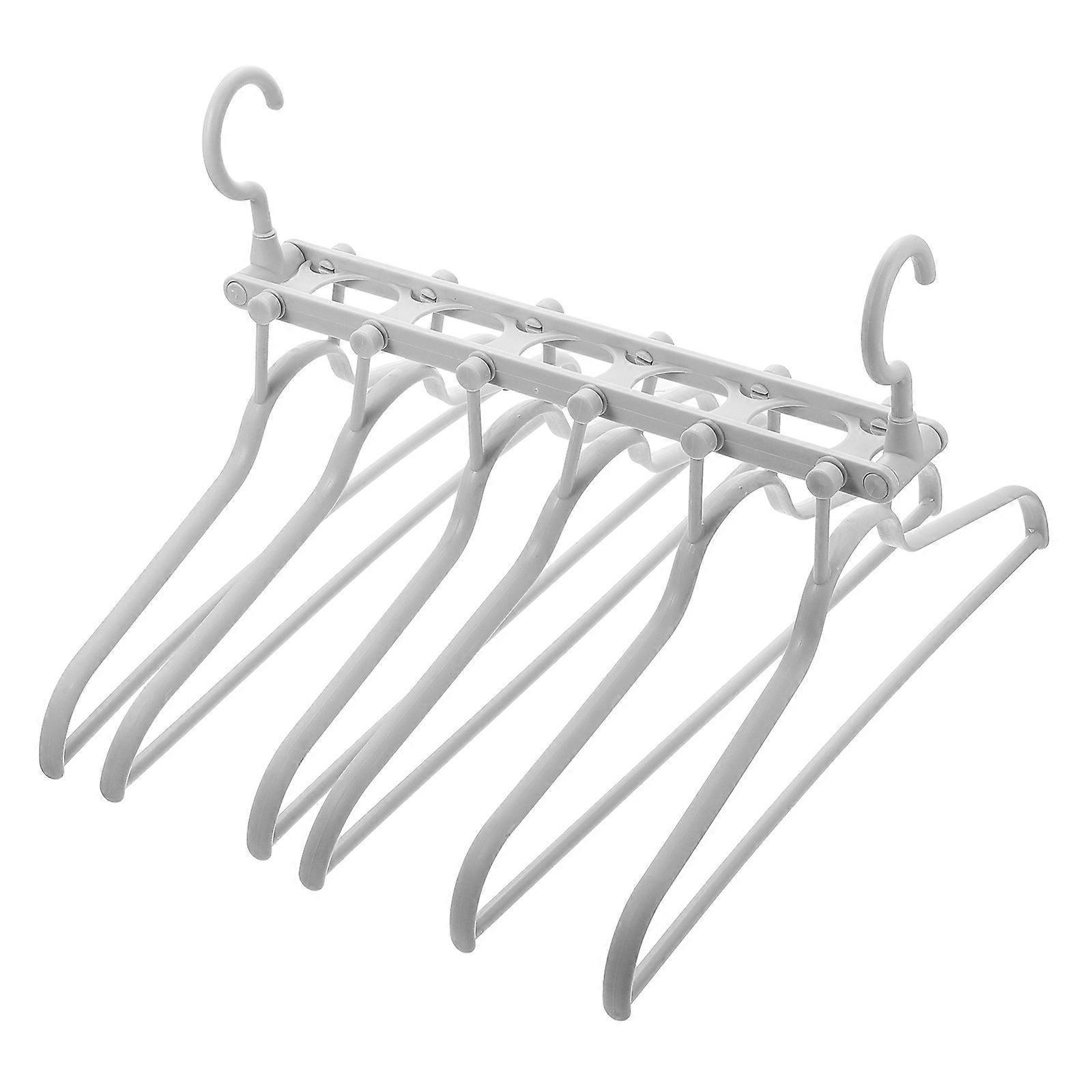 Multifunctional Rotatable Clothes Rack for Clothes Use Grey Plastic Rack