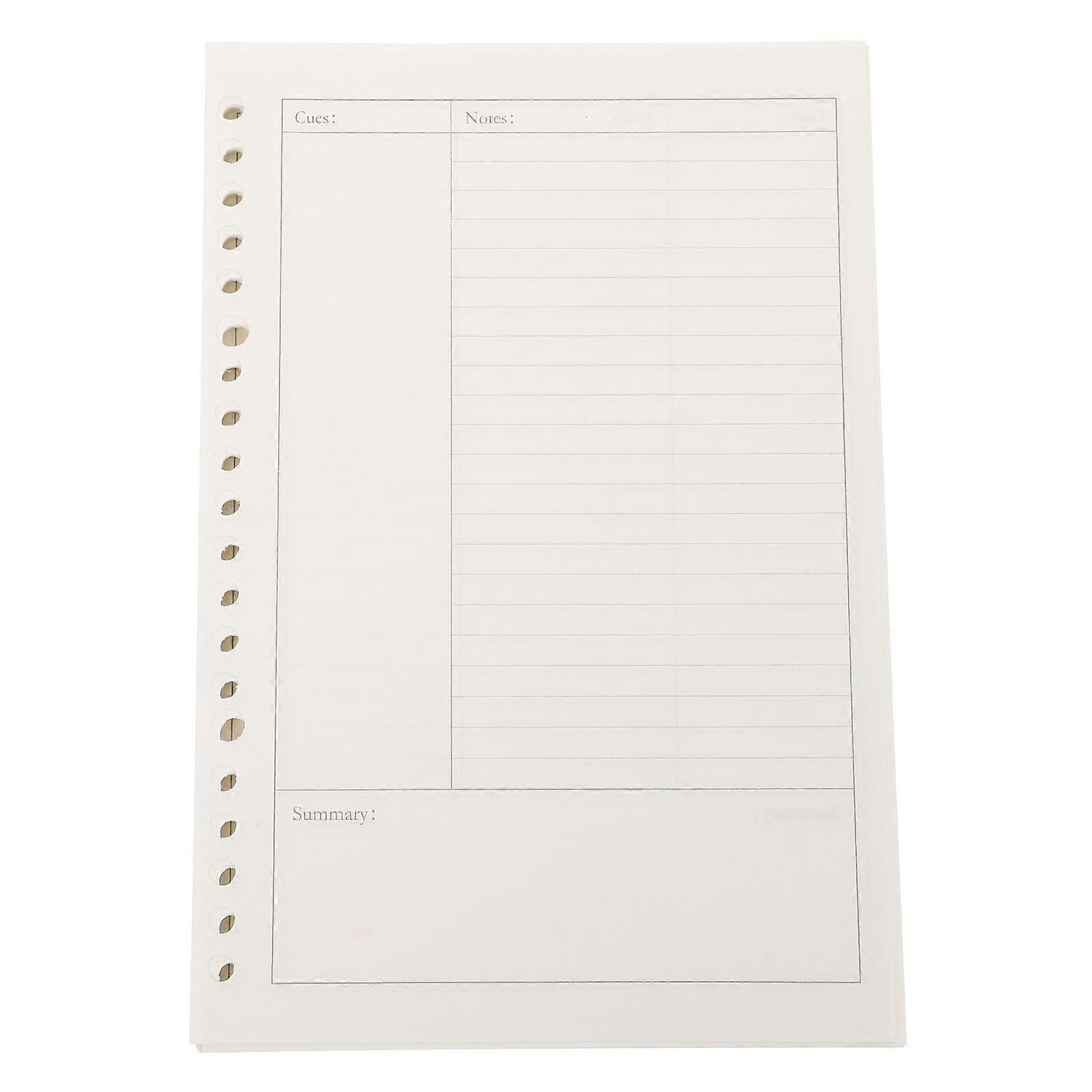 A5 Notebook Refill Loose-Leaf Paper Replacement for Writing Use 150Pcs