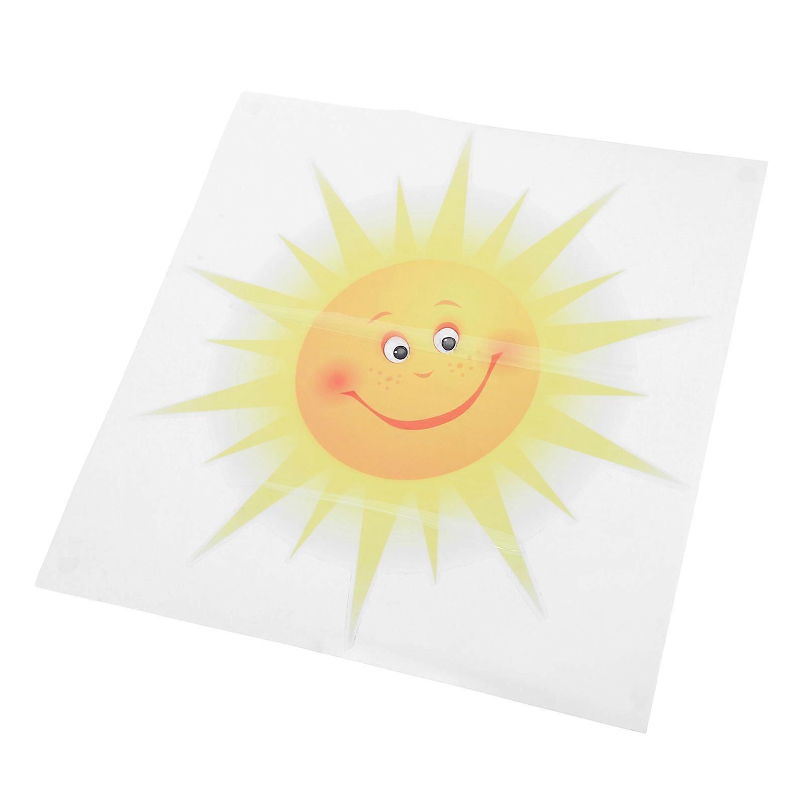 Sun Wall Sticker Decorative Sticker for Bedroom Creative Wall Decal