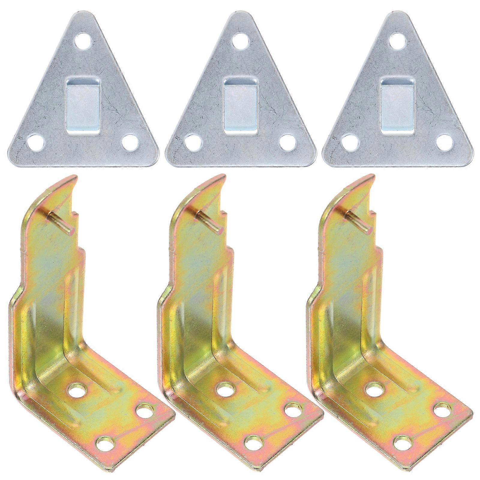 Fire Extinguisher Wall Bracket for Heavy Duty Mounting with 6Sets Hooks